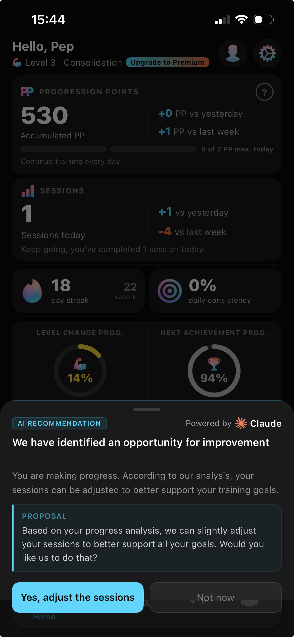 PrimeFlow Core - AI-powered pelvic floor routines